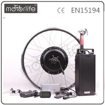 MOTORLIFE / OEM CE ROHS Pass 48v 1500w Gepäckträger Ebike Umbausatz